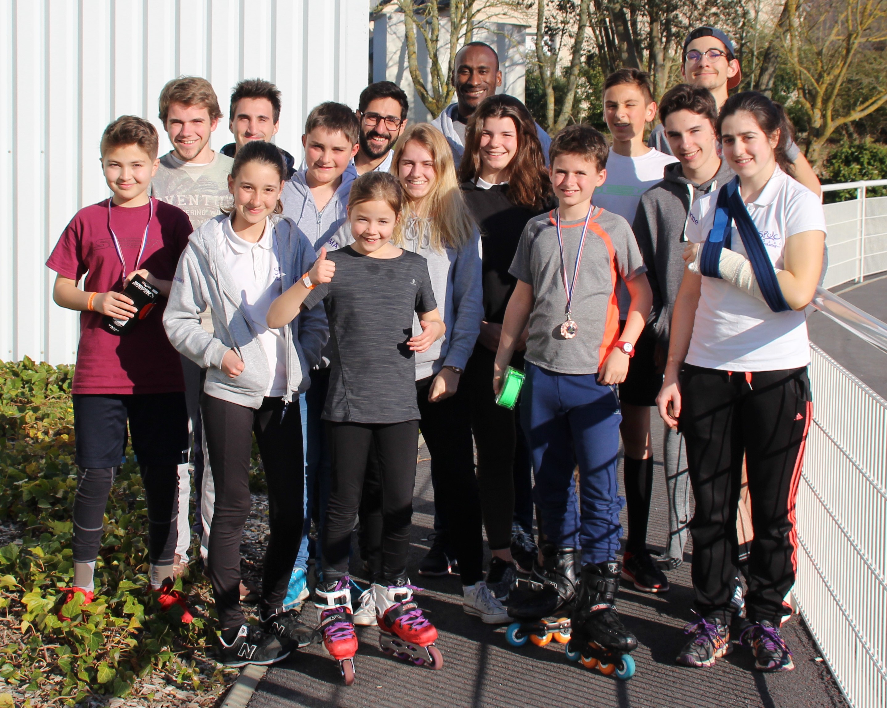 La "Team Freestyle" du SPUC Roller