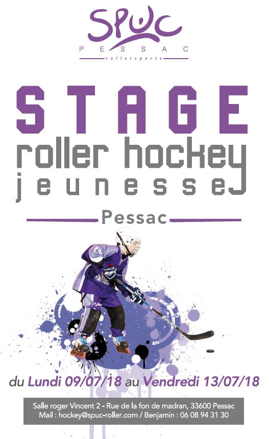 Stage roller hockey jeunesse juillet