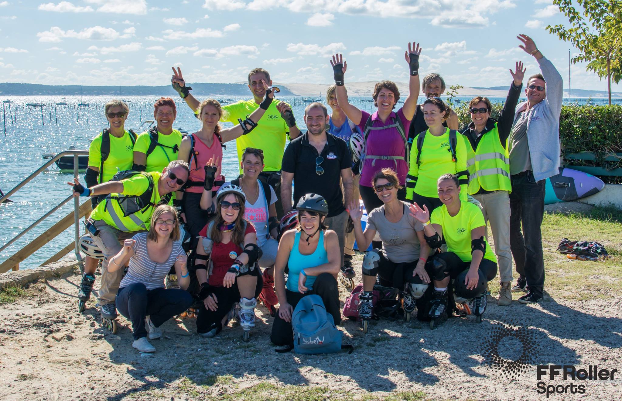 Groupe Spuc Boucle Bassin d'Arcachon Roller 2015