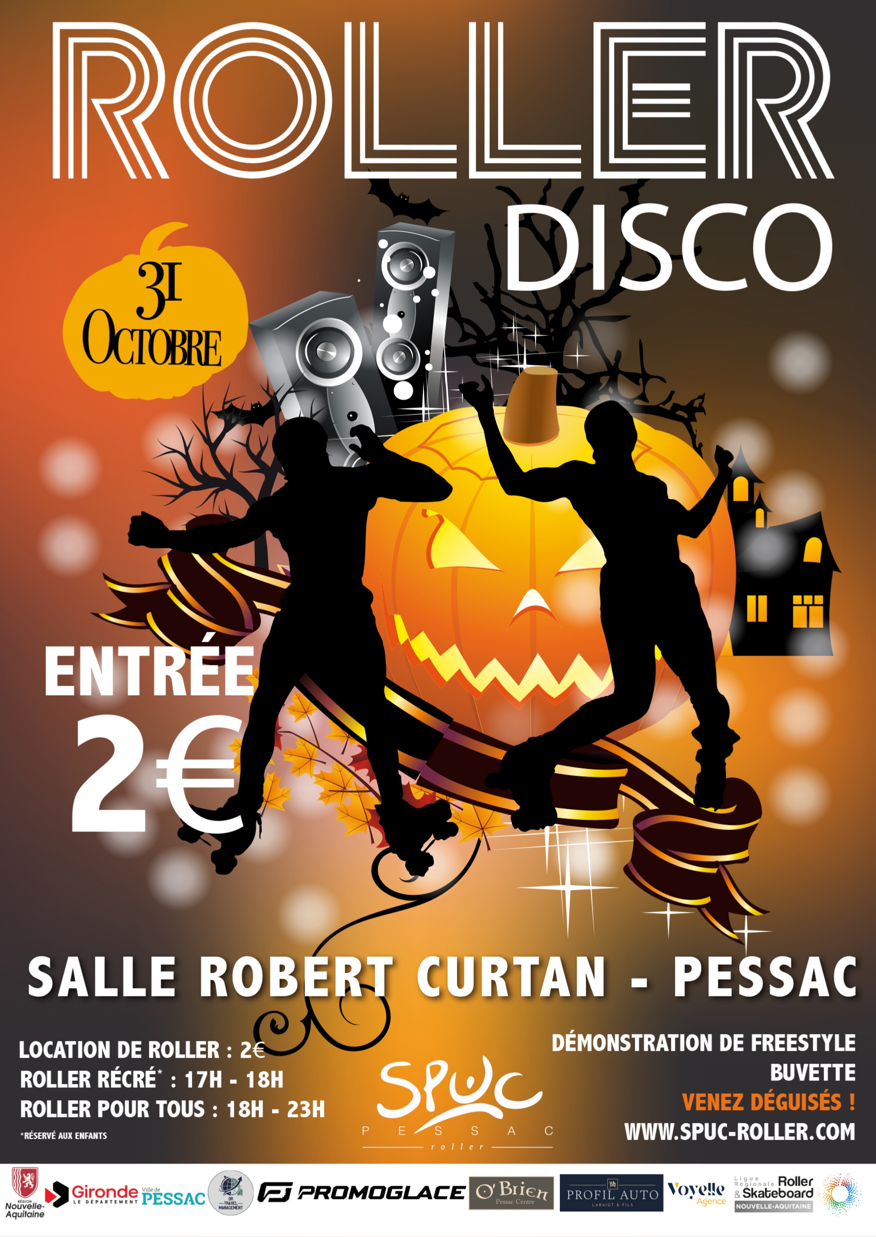 Disco Roller Halloween - SPUC Roller Pessac